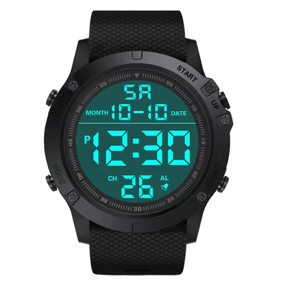 Waterproof Military Digital Sports Watch with LED Backlight for Men - waterproof military watch Readi Gear