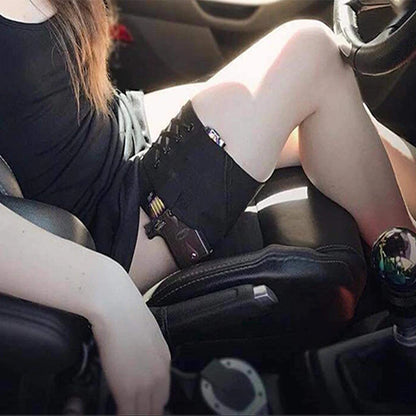 GlamGuard Adjustable Anti-Slip Thigh Holster for Women - GlamGuard Adjustable Anti-Slip Thigh Holster for Women Readi Gear