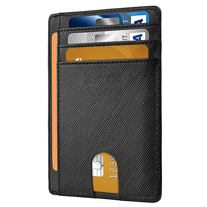 ShieldMate Mens Leather RFID Blocking Wallet - RFID Blocking Credit Card Holder Readi Gear