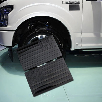 Stealth Black USA Flag Car/Truck Decals - 2 Pack - USA Flag Decals Readi Gear