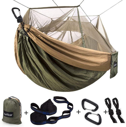 Outlander 2-Person Hammock Tent with Net & Straps - Adventure-Ready - Hammock tent with mosquito net Readi Gear