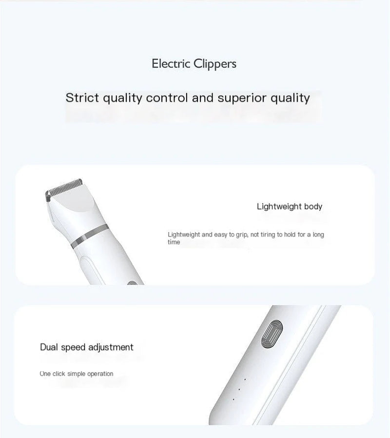 GentlePaws 4-In-1 Quiet Grooming Kit for Dogs & Cats - Pet Grooming Kit Readi Gear