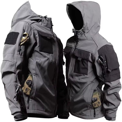 SpecOps Waterproof Tactical Jacket - Combat-Ready Multi-Pocket Softshell - Tactical Jacket Readi Gear