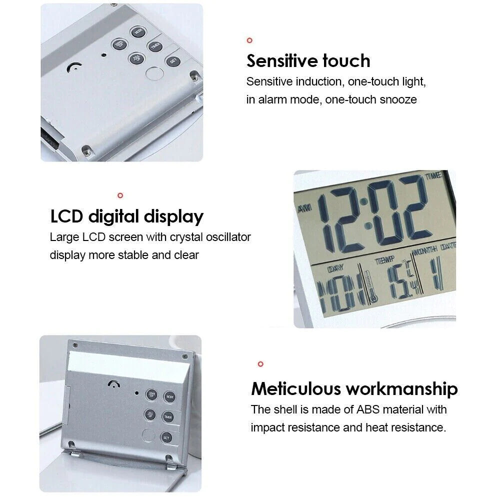 TravelMaster Multifunctional Foldable Alarm Clock - Multifunctional Foldable Alarm Clock Readi Gear