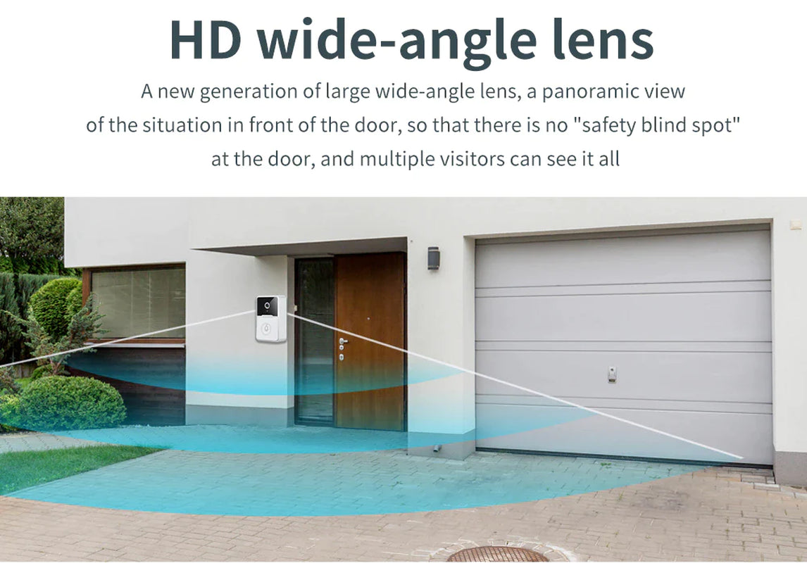 ShieldCam Wireless Doorbell - HD Video, Night Vision & 2-Way Intercom - Smart doorbell and security camera Readi Gear