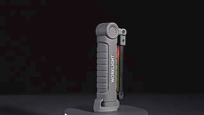 360° Rotating LED Work Light with 5 Modes, Hook and Magnetic Base