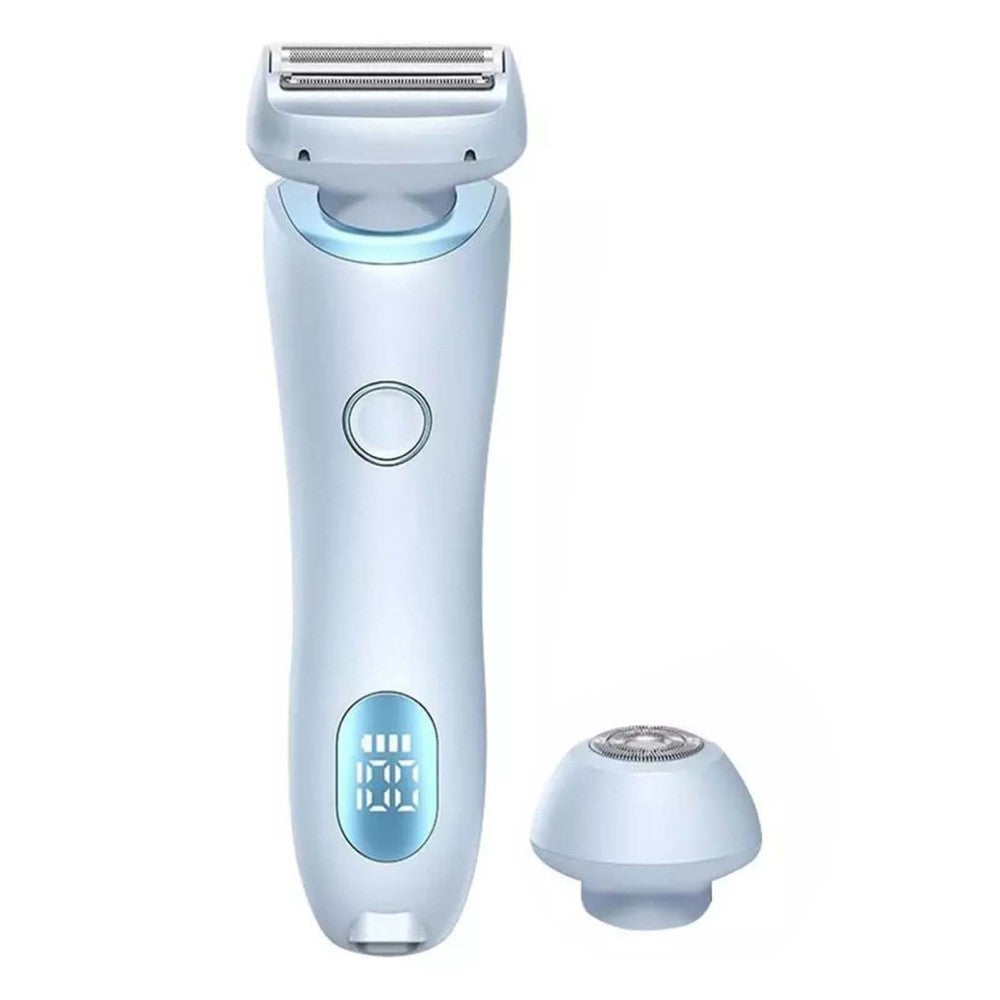 SilkySmooth 2-in-1 Rechargeable Razor – Painless Shaving & Trimming