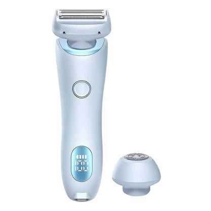 SilkySmooth 2-in-1 Rechargeable Razor – Painless Shaving & Trimming