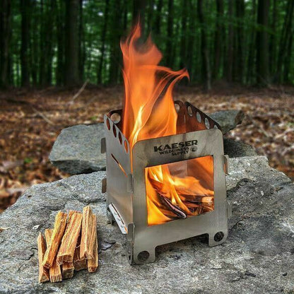All-in-One Survival Stove Kit - Wood Burning, Fatwood, Matches & More - Survival Stove Kit Readi Gear
