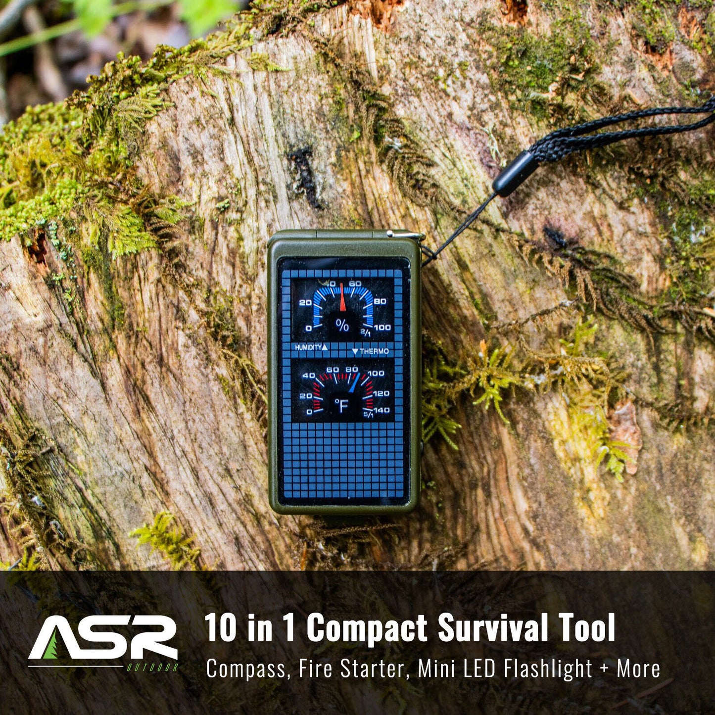 SurvivorPro 10-in-1 Compact Survival Kit – Ultimate Prepper Tool - Emergency Survival Kit Readi Gear