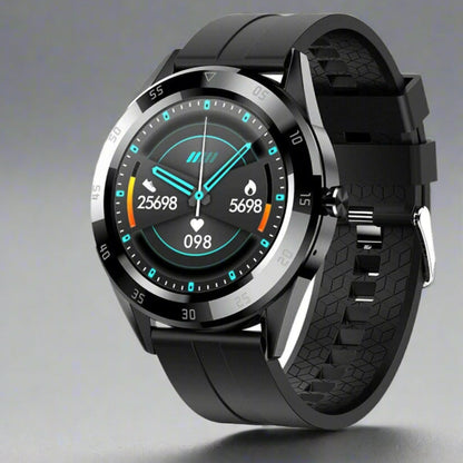 AquaTech Bluetooth Smartwatch with Heart Rate & Fitness Tracker