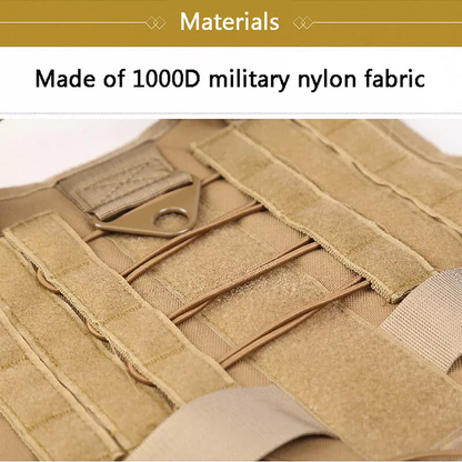 Elite K9 Tactical Dog Harness - MOLLE System & Quick Release - Tactical Dog Harness Readi Gear