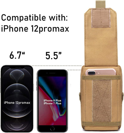Tactical Molle Phone & Gear Pouch for Camping & Hiking - Phone & Gear Case Readi Gear