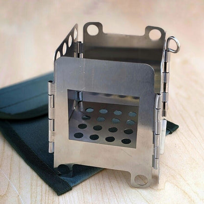 All-in-One Survival Stove Kit - Wood Burning, Fatwood, Matches & More - Survival Stove Kit Readi Gear