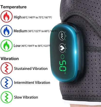 ReliefMax Heated Shoulder Massager - Vibration & Heat for Pain Relief - Vibrating shoulder massager Readi Gear