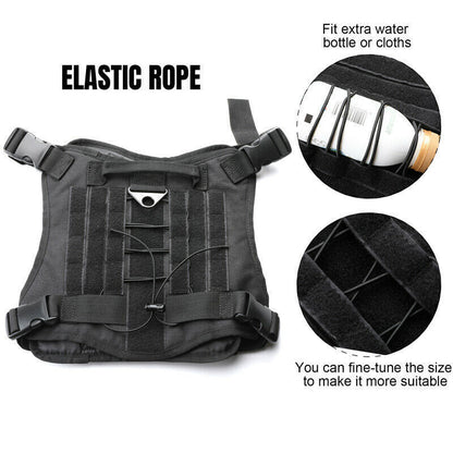 Elite K9 Tactical Dog Harness - MOLLE System & Quick Release - Tactical Dog Harness Readi Gear