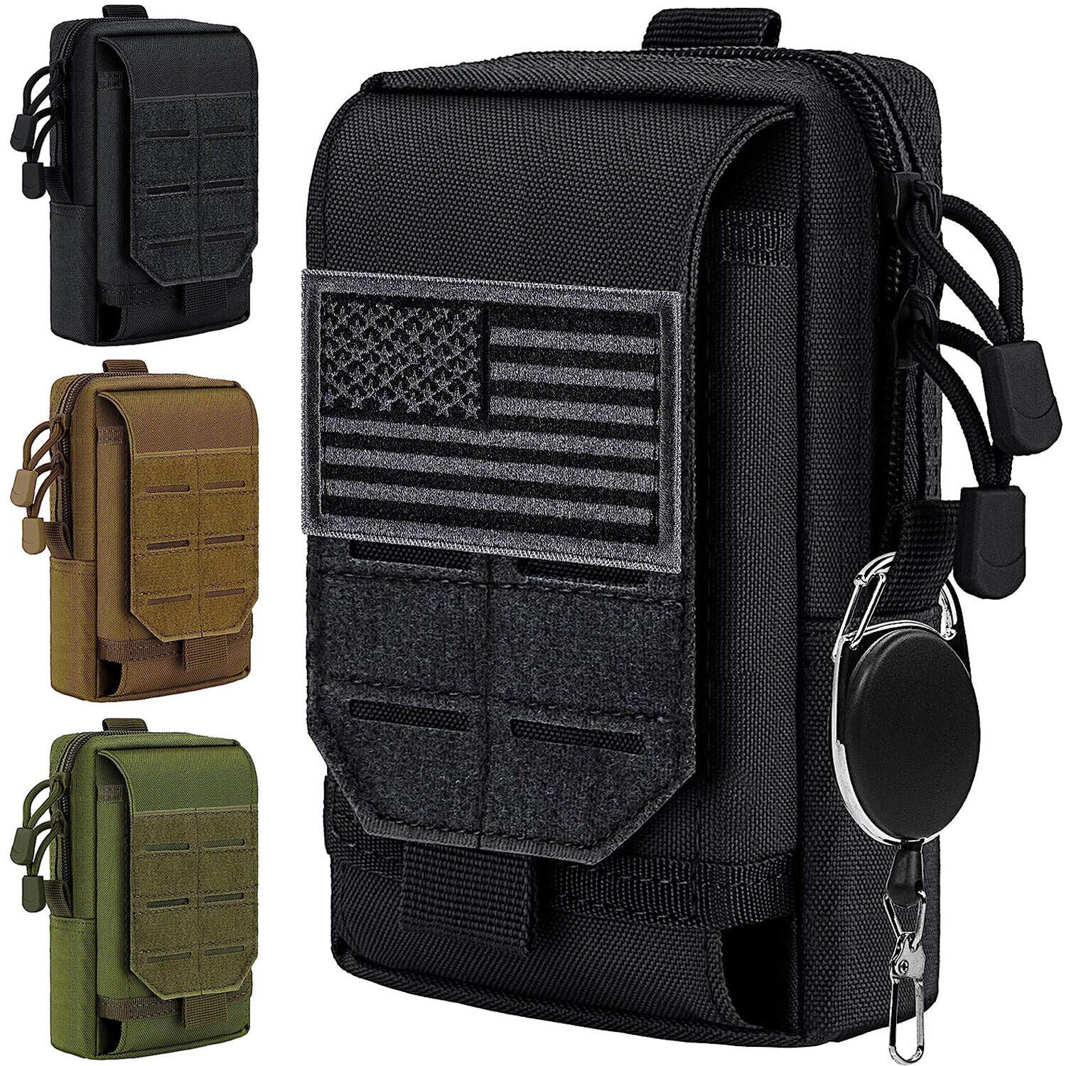 Tactical Molle Phone & Gear Pouch for Camping & Hiking - Phone & Gear Case Readi Gear