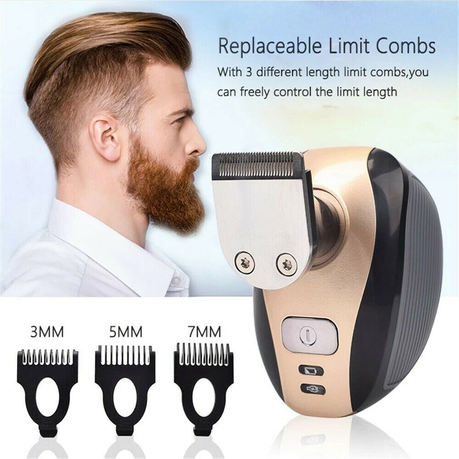 5-in-1 Electric Grooming Kit - 4D Shaver for Head, Beard, Nose & Body - Electric Grooming Kit Readi Gear
