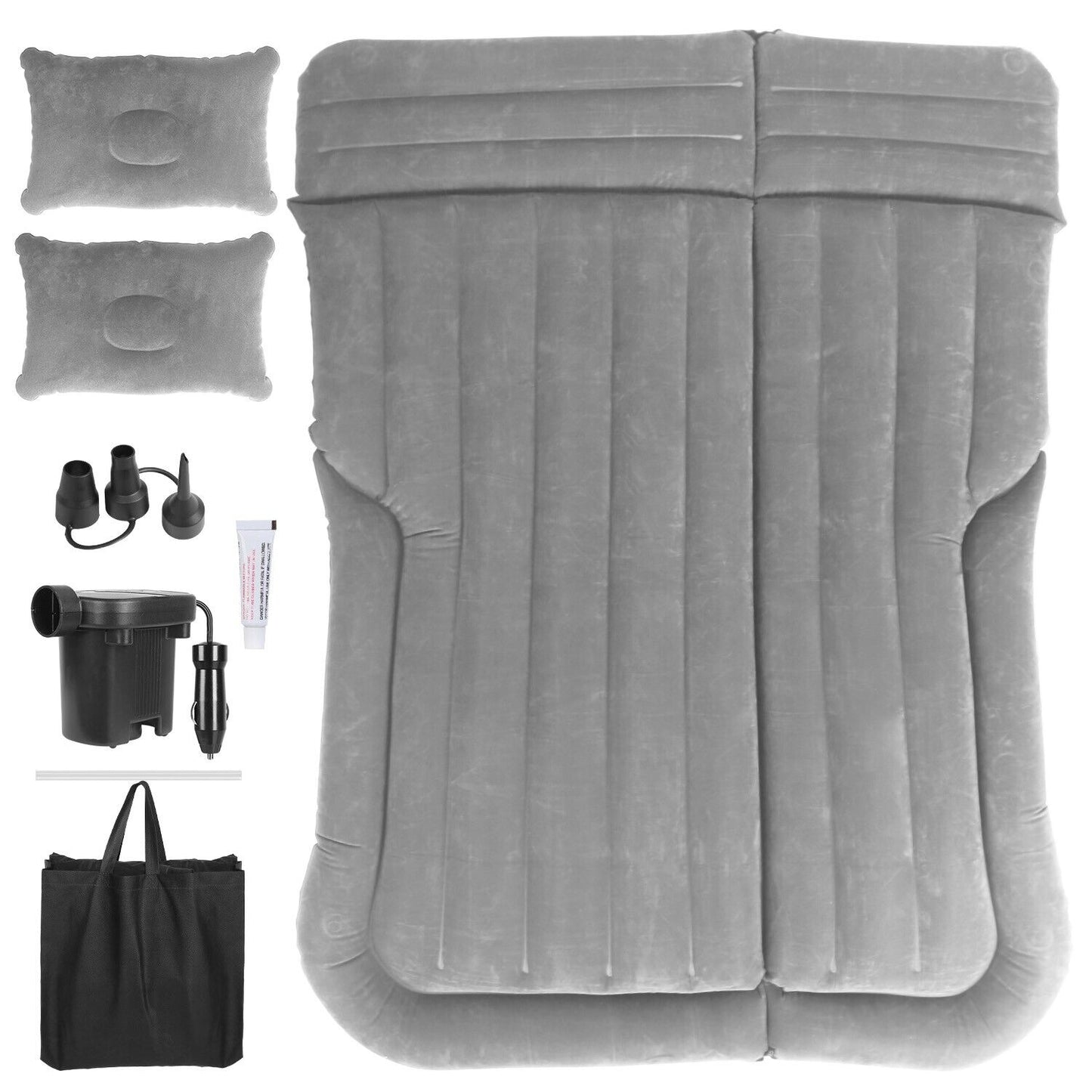 Ultimate Inflatable Car/SUV Mattress – Backseat Bed w/ Pump & 2 Pillows - Car Air Mattress Readi Gear