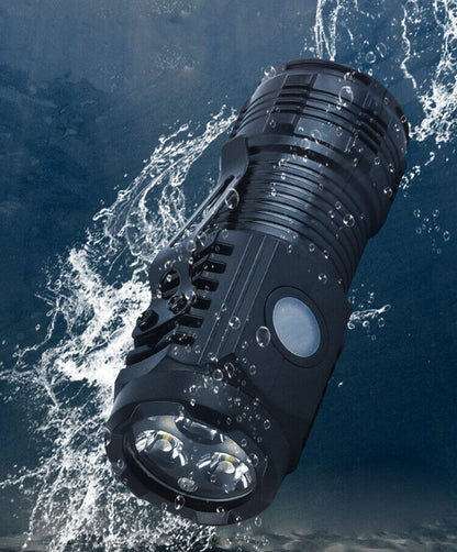 3-PACK Super Bright LED Mini Flashlight USB Rechargeable Pocket Keychain Torch - mini flashlight Readi Gear