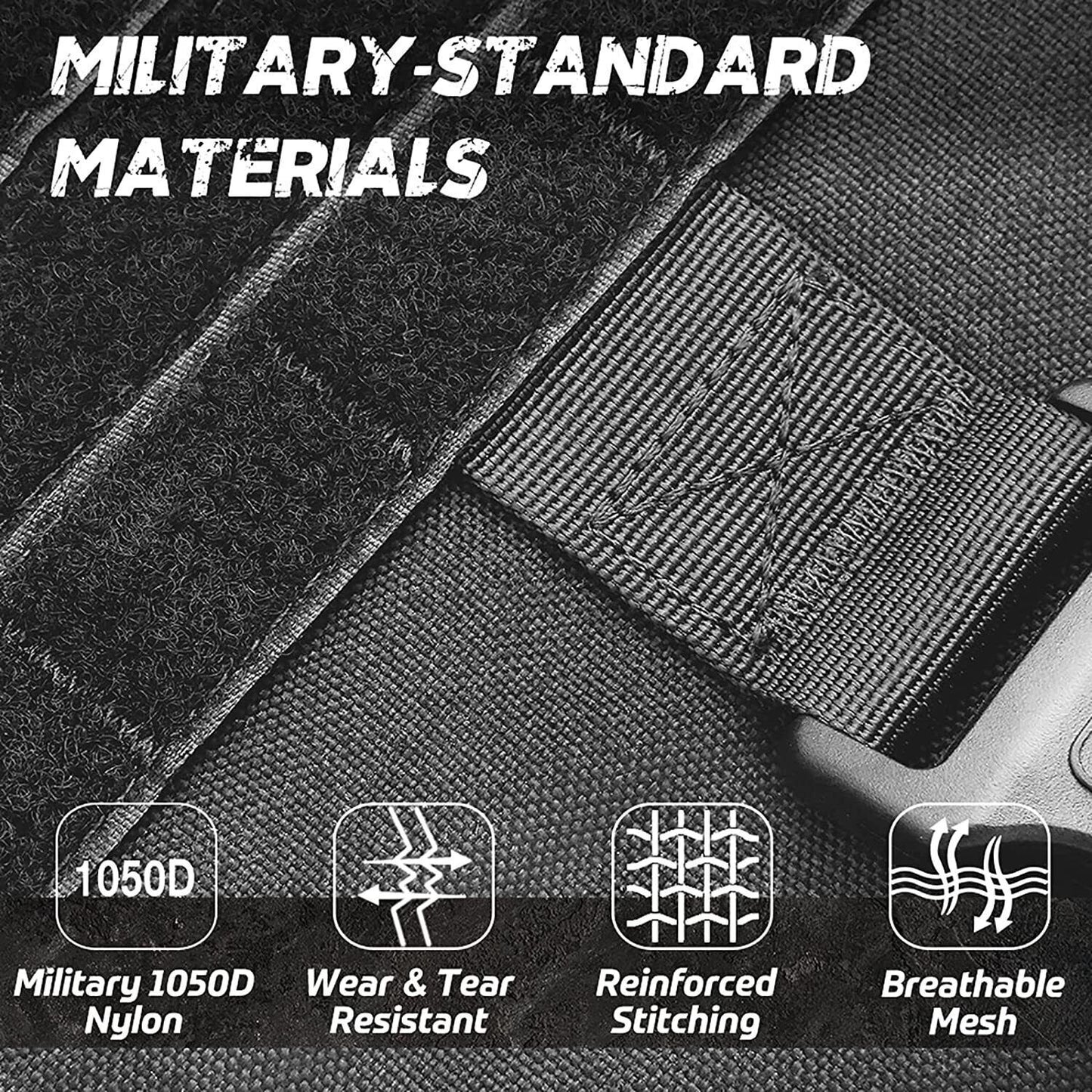 Elite K9 Tactical Dog Harness - MOLLE System & Quick Release - Tactical Dog Harness Readi Gear