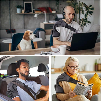 ReliefMax Heated Shoulder Massager - Vibration & Heat for Pain Relief - Vibrating shoulder massager Readi Gear