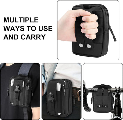 Tactical Molle Phone & Gear Pouch for Camping & Hiking - Phone & Gear Case Readi Gear