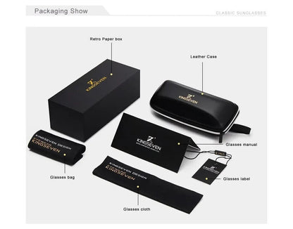 Polarized Aviator Sunglasses – Anti-Glare, Scratch-Resistant, Rugged Build