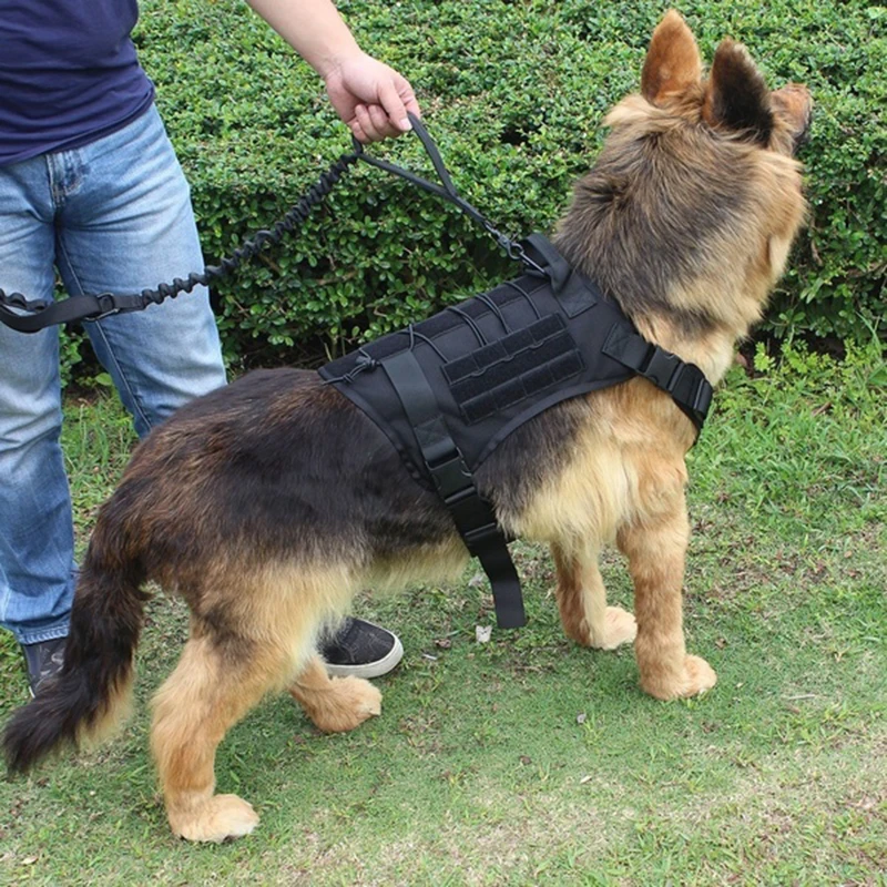 Elite K9 Tactical Dog Harness - MOLLE System & Quick Release - Tactical Dog Harness Readi Gear