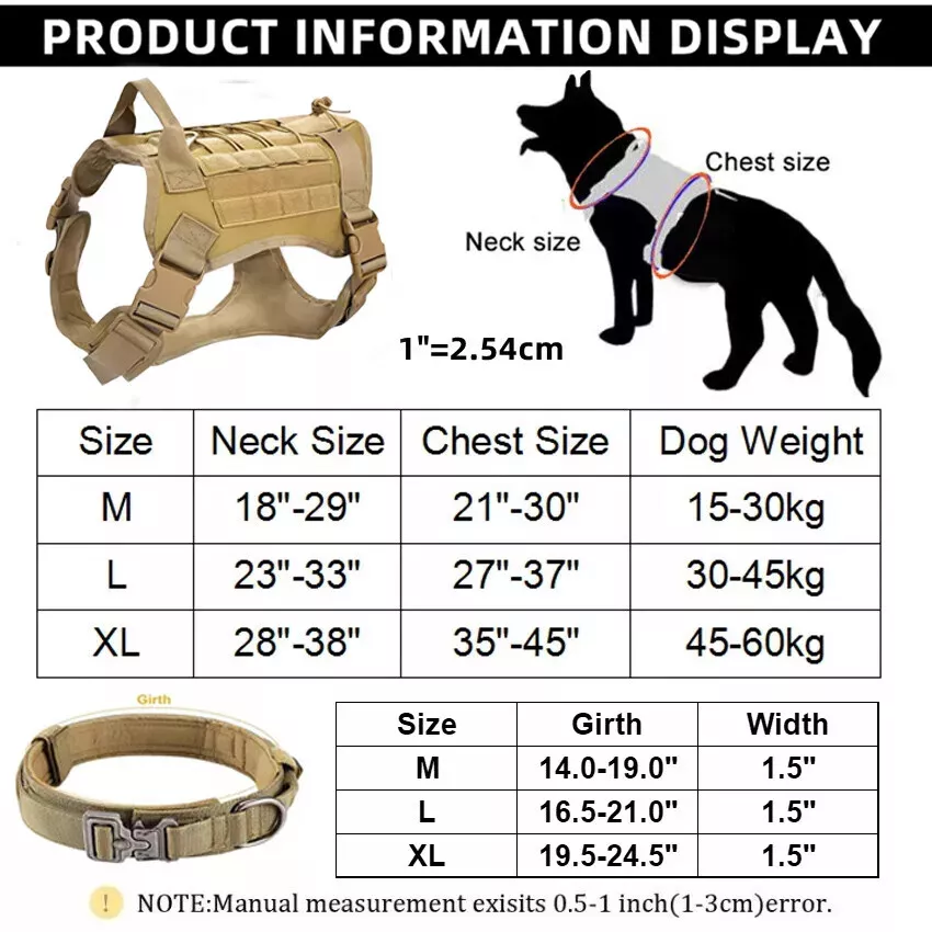 Elite K9 Tactical Dog Harness - MOLLE System & Quick Release - Tactical Dog Harness Readi Gear