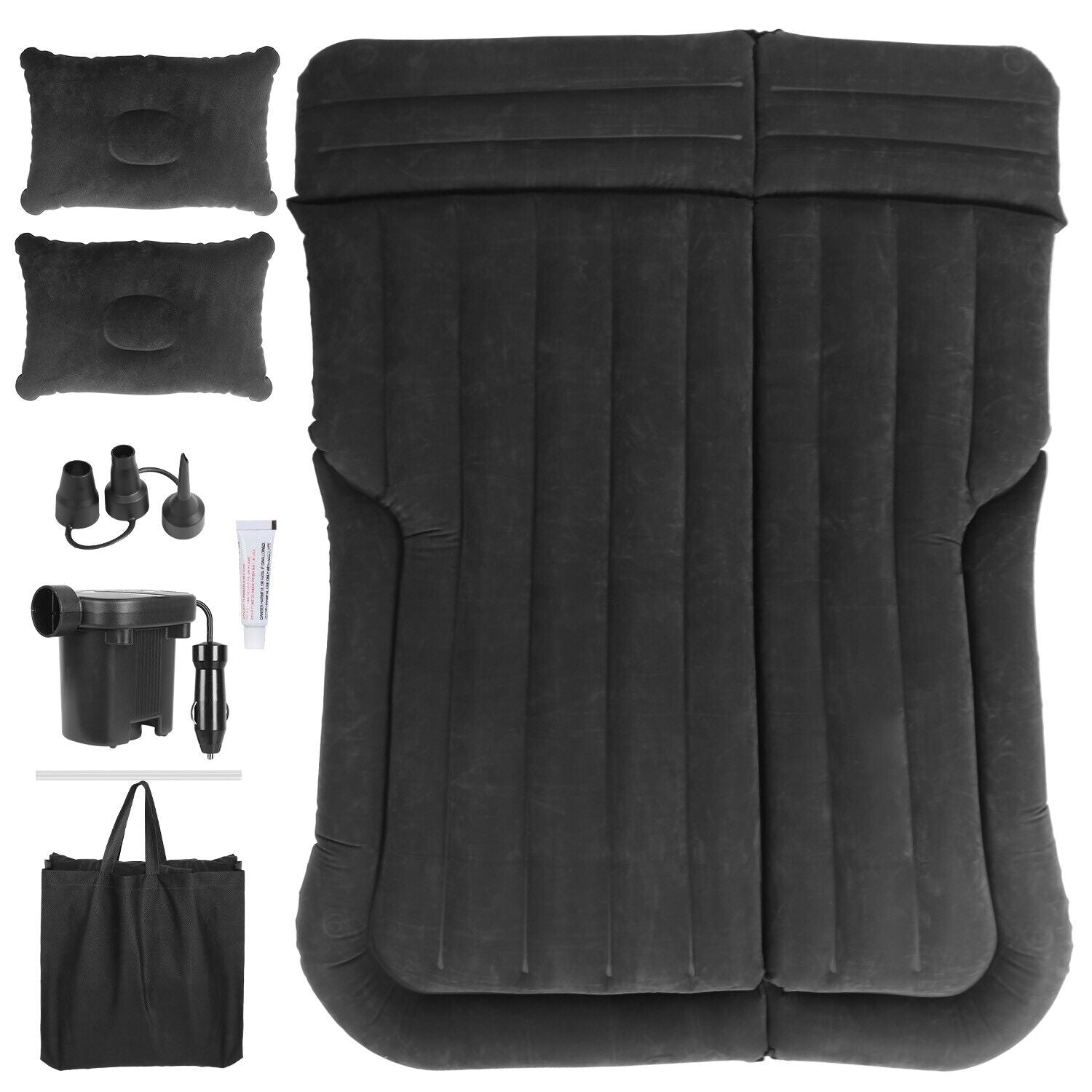 Ultimate Inflatable Car/SUV Mattress – Backseat Bed w/ Pump & 2 Pillows - Car Air Mattress Readi Gear