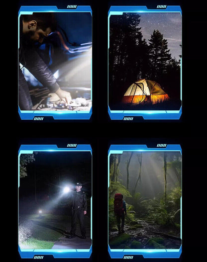 3-PACK Super Bright LED Mini Flashlight USB Rechargeable Pocket Keychain Torch - mini flashlight Readi Gear