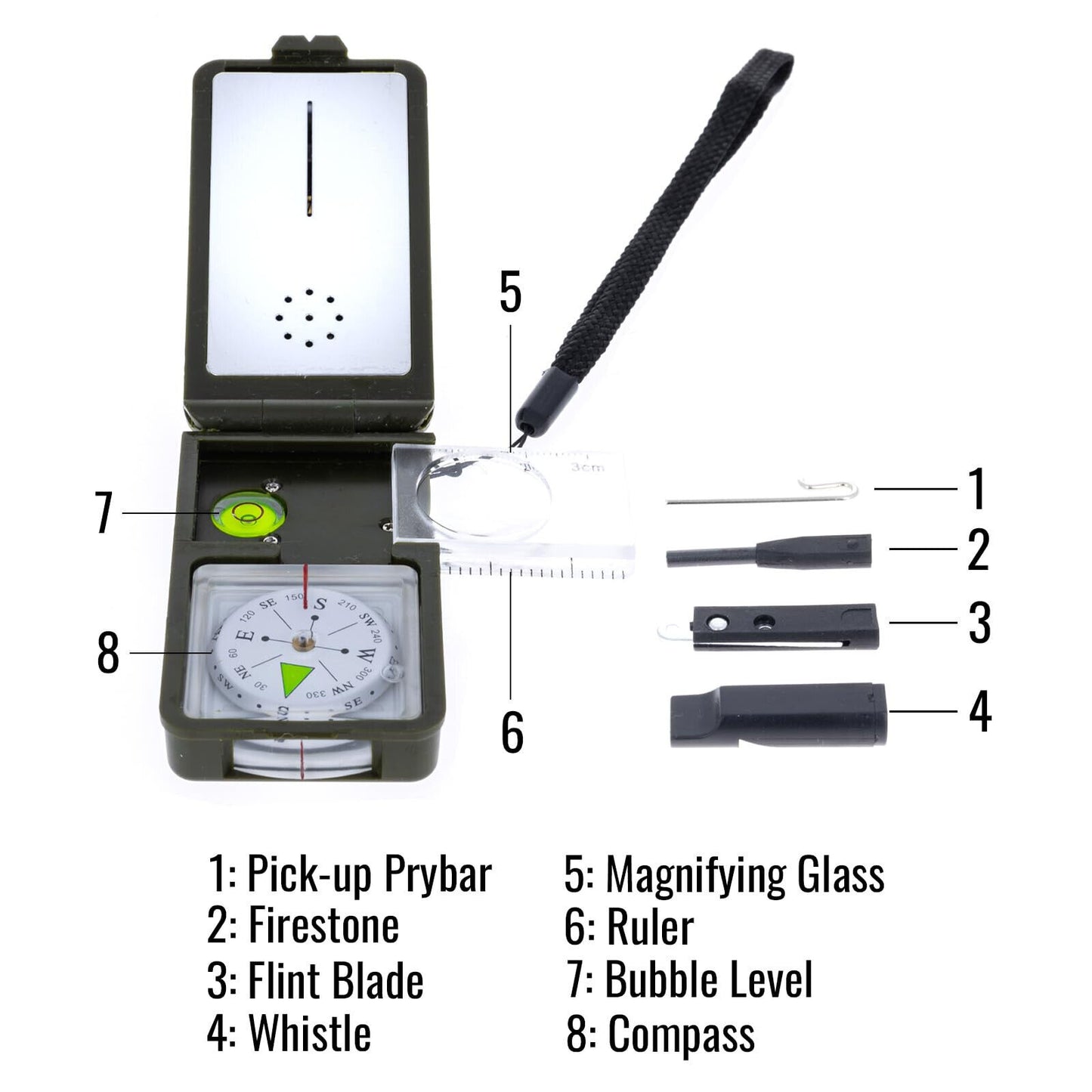 SurvivorPro 10-in-1 Compact Survival Kit – Ultimate Prepper Tool - Emergency Survival Kit Readi Gear