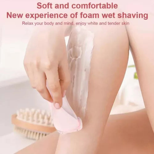SilkySmooth 2-in-1 Rechargeable Razor – Painless Shaving & Trimming