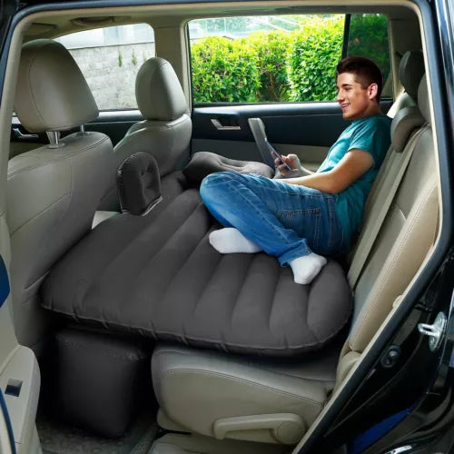 Ultimate Inflatable Car/SUV Mattress – Backseat Bed w/ Pump & 2 Pillows - Car Air Mattress Readi Gear