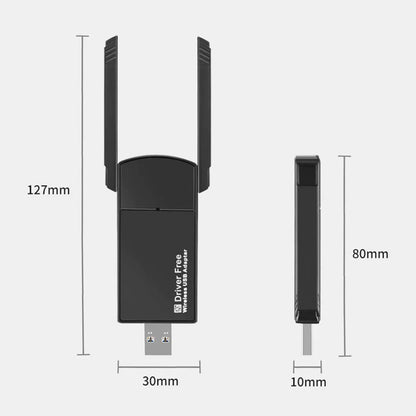 Wireless WiFi Adapter: Experience Lightning Fast Speeds with Dual Band USB 3.0 Connectivity - Readi Gear