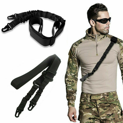 Tactical Rifle Sling - 2 Point Hooks Shoulder Strap - Dual Point Rifle Sling Readi Gear