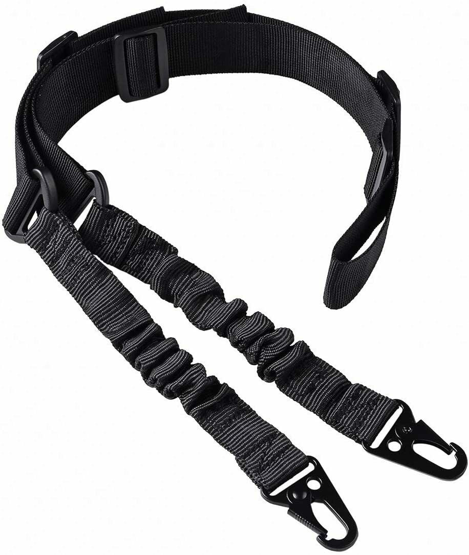 Tactical Rifle Sling - 2 Point Hooks Shoulder Strap - Dual Point Rifle Sling Readi Gear