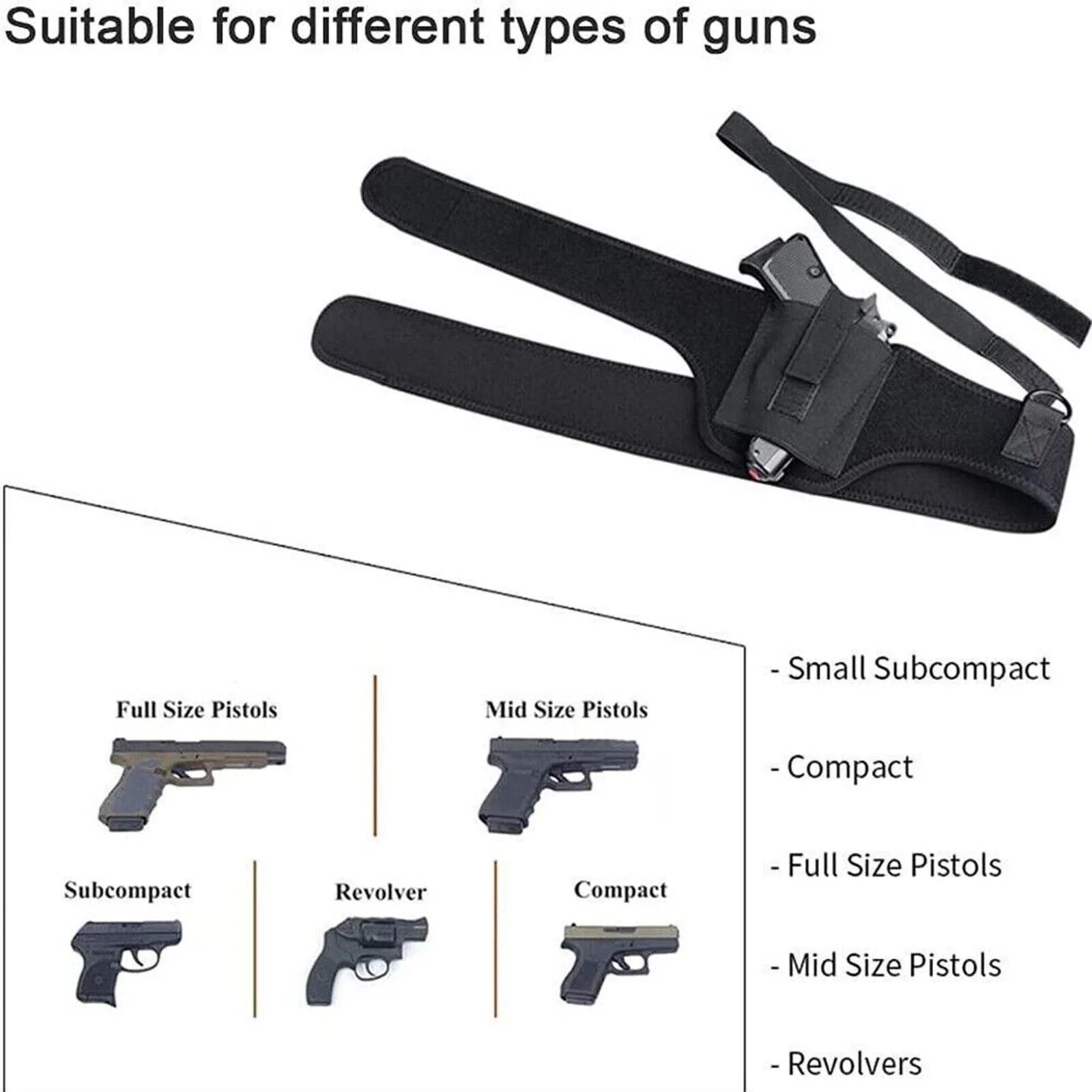 StealthFlex Concealed Carry Holster - Shoulder & Waist - Concealed Carry Holster Readi Gear