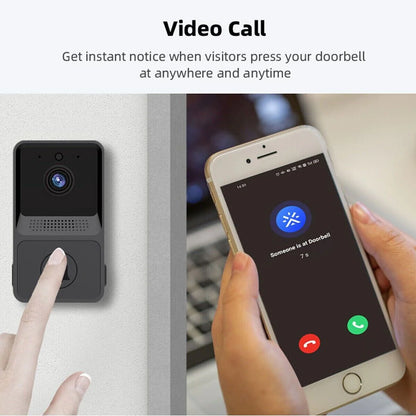 Smart Wireless WiFi Doorbell Intercom Camera with Chime - Advanced Security Solution - Smart doorbell and security camera Readi Gear