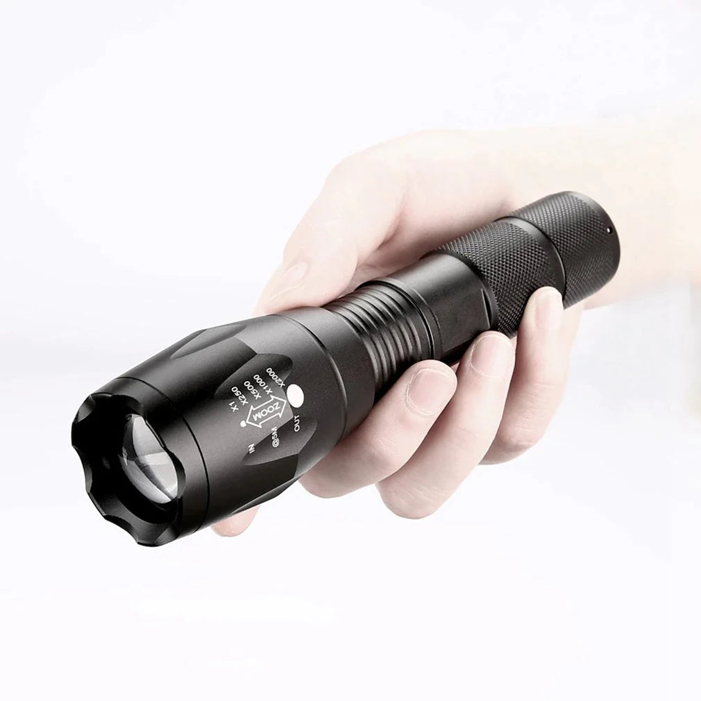 Super-Bright Zoomable LED Tactical Flashlight - Pack of 2 - Readi Gear