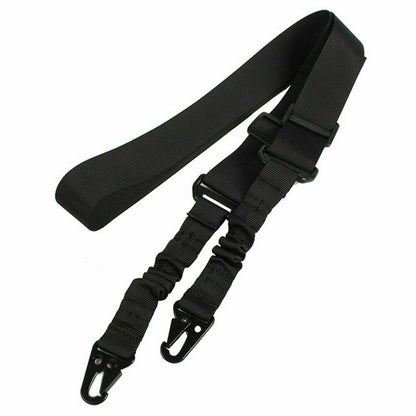 Tactical Rifle Sling - 2 Point Hooks Shoulder Strap - Dual Point Rifle Sling Readi Gear