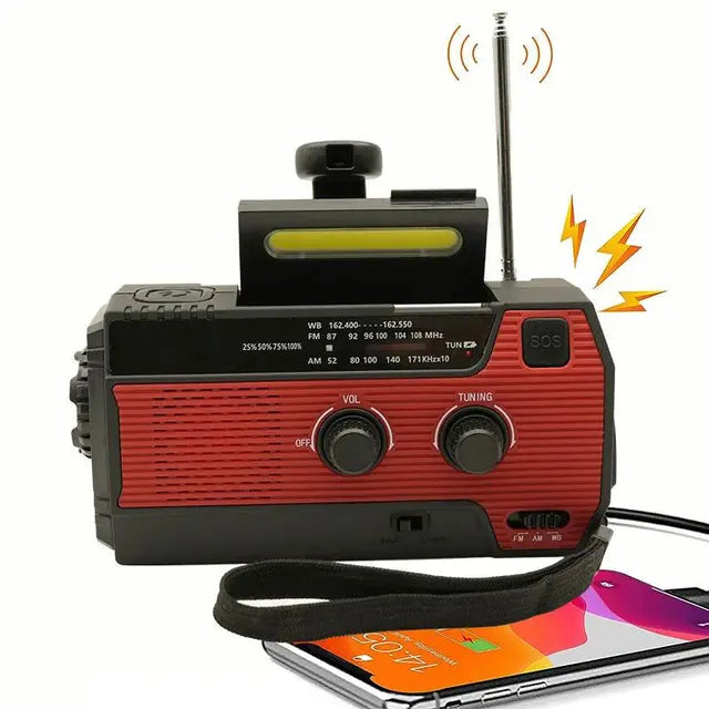 SolarGuard Pro: All-in-One Emergency Hand Crank Radio & Phone Charger - Emergency radio Readi Gear