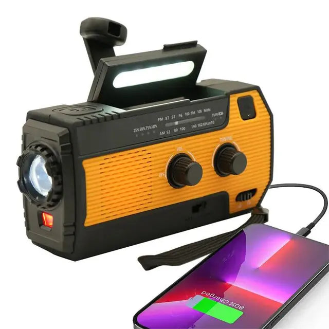 SolarGuard Pro: All-in-One Emergency Hand Crank Radio & Phone Charger - Emergency radio Readi Gear