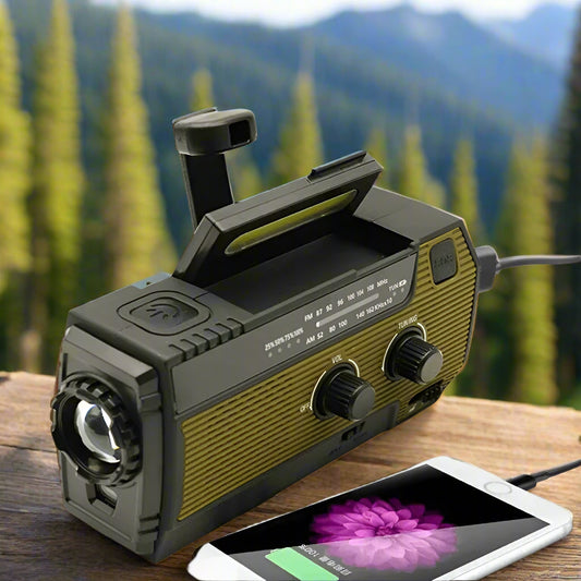 SolarGuard Pro: All-in-One Emergency Hand Crank Radio & Phone Charger - Emergency radio Readi Gear
