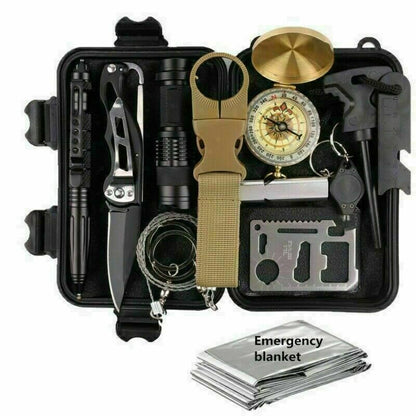 SurvivalPro 14-in-1 Outdoor Emergency Kit - Emergency Survival Kit Readi Gear