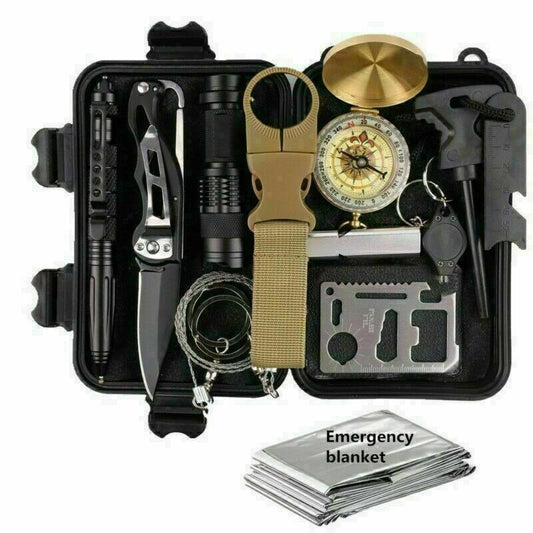 SurvivalPro 14-in-1 Outdoor Emergency Kit - Emergency Survival Kit Readi Gear