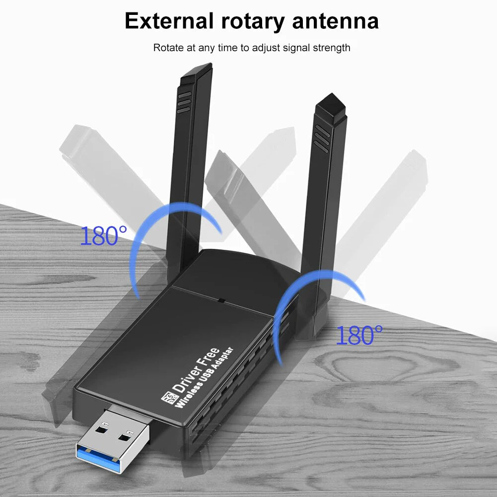 Wireless WiFi Adapter: Experience Lightning Fast Speeds with Dual Band USB 3.0 Connectivity - Readi Gear
