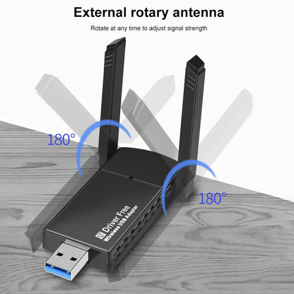 Wireless WiFi Adapter: Experience Lightning Fast Speeds with Dual Band USB 3.0 Connectivity - Readi Gear