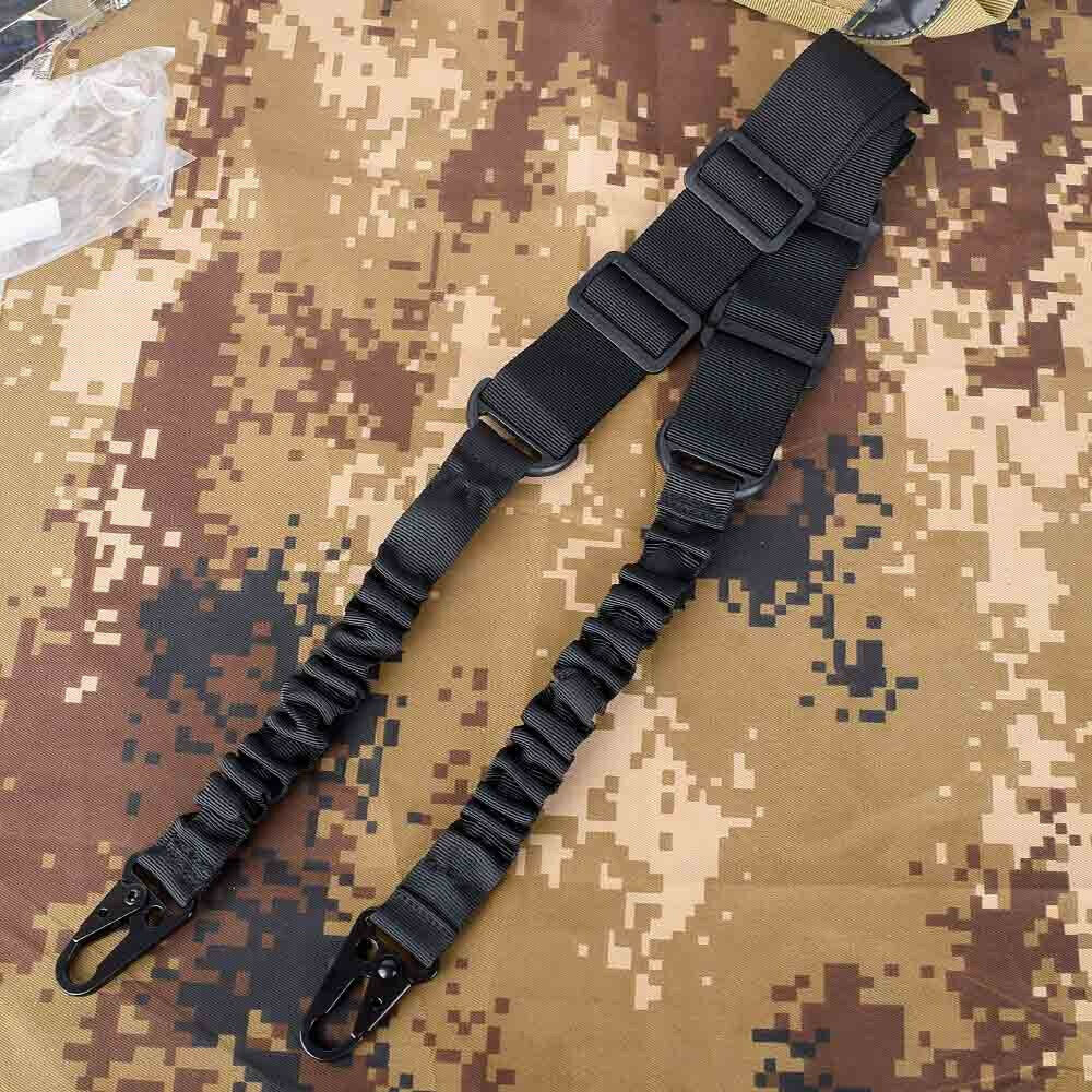 Tactical Rifle Sling - 2 Point Hooks Shoulder Strap - Dual Point Rifle Sling Readi Gear